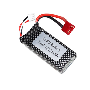 Baterías de polímero de litio de 853058 V 7,4 mAh de fábrica 1600 para vehículo de juguete RC batería de coche eléctrico todoterreno - Product Image 1