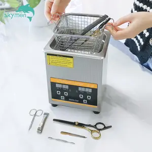 3.2L Nettoyeur à Ultrasons Pour rasoir peignes pinces épingles à cheveux coupe-ongles et limes Outils Cosmétiques Esthéticiennes Cosmétologie Industrie