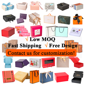 Tùy Chỉnh Sang Trọng Từ Bao Bì Cá Nhân Hộp Xử Lý Gấp Cứng Nhắc Giấy Các Tông Favrate Cam Hộp Quà Tặng Với Logo - Product Image 6