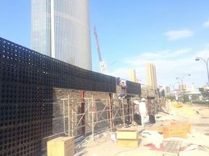 Mur végétal vertical, panneaux de culture hydroponique en plastique carrés, système modulaire de plantation pour mur vert - Product Image 6