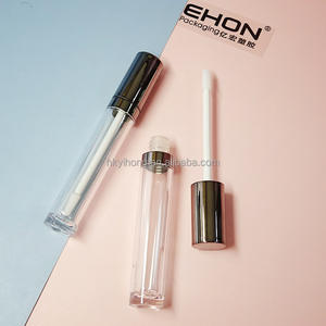 Fournisseur de gros Tubes de brillant à lèvres en plastique transparent et mince Tube de maquillage cylindrique - Product Image 1