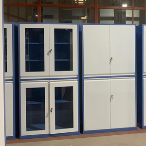 Armario de almacenamiento de productos químicos de acero de laboratorio de diseño moderno anticorrosión de alta calidad para uso en hospitales y laboratorios escolares - Product Image 5