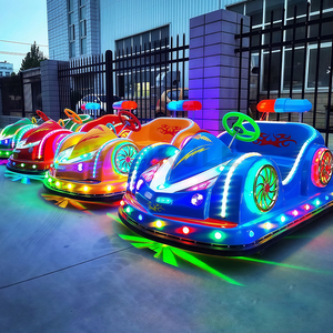 Produttore diretto 24V bambini elettrico con luci luminose a LED autoscontro elettrico, un popolare Autoscooter per parco avventura - Product Image 1