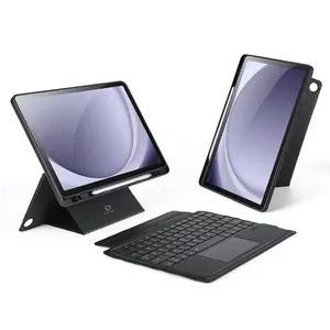 Étui de protection pour <span class=keywords><strong>Samsung</strong></span> Tab A9 Plus pour clavier fente pour stylo espagnol portugais compatibilité pour Tab S8 <span class=keywords><strong>S9</strong></span> S10 Ultra - Product Image 1
