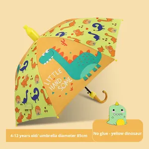 <span class=keywords><strong>Parapluie</strong></span> semi-automatique pour enfants de dessin animé avec longue poignée en gros pare-soleil transparent pour hommes et femmes - Product Image 6