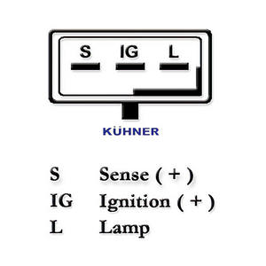 Alternatore compatibile con CHEVROLET TACUMA 1.6 Benzina (KW: 77, CV: 105) dal 03-2005 KUHNER 301672RI NUOVO - Product Image 3