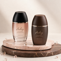 Flacon de parfum en verre vide de 50 ml personnalisé avec logo imprimé, vente en gros par le fabricant Anding Stock