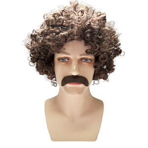 Pelucas para Fiestas y Festivales, Barbas para Disfraces, Barba de <span class=keywords><strong>Caballero</strong></span>, Barba Salvaje, Barba de Pirata, Disfraces de Personajes, Disfraces de Cosplay - Product Image 2