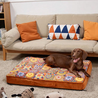 Matelas pour animaux de compagnie rectangulaire personnalisé, lit pour chien imperméable, coussin pour chien de différentes tailles, housse amovible et lavable, canapé-lit