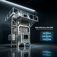 Precipitador Electrostático (ESP) de Alta Tensión para Exaustión de Hornos de Cerámica, Purificación de Gases de Alta Humedad