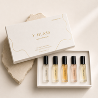 Collection de boîtes à parfum personnalisées de luxe écologiques, boîte rigide, coffret découverte, emballage à manchon pliable, tiroir coulissant, emballage personnalisé