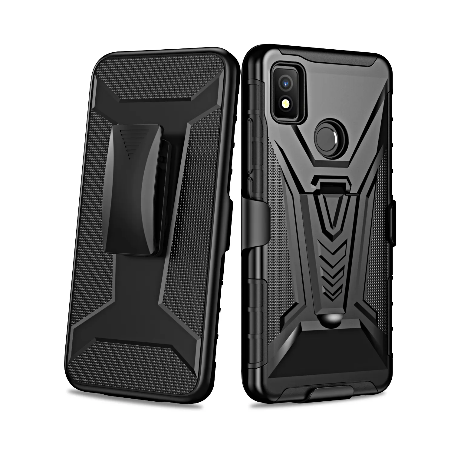 Soft Tpu OEM High-end Mobile Phone Cover for Cricket Icon 3 Ovation 2 Holster Belt Clip Smartphone Case