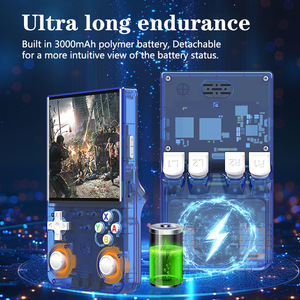 เครื่องเล่นเกมพกพา M5 Ultra โอเพ่นซอร์ส ไร้สาย รองรับเกมย้อนยุค ระบบปฏิบัติการคู่ Linux และ <span class=keywords><strong>PSP</strong></span> 40 เกม <span class=keywords><strong>RPG</strong></span> แนวสวมบทบาท - Product Image 4