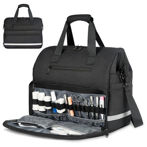 Portable Clinical Home Health <b>Bag</b> Doctor <b>Bag</b> <b>Medical</b> <b>Bag</b>, Large Water-Resistant First Aid <b>Bags</b> with Many Pocktets for Nursing - Product Image 1