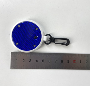 Porte-clés réfléchissant LED personnalisé T-Worthy avec logo, mousquetons, lumière rouge, blanche et chaude pour voiture, vélo, <span class=keywords><strong>promotion</strong></span> personnalisée - Product Image 4