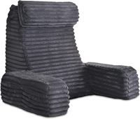 Coussin de lecture personnalisable en mousse à mémoire de forme en forme de Y, réglable, avec accoudoirs, appui-tête et base creuse, pour lit, canapé et sol