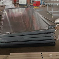 Puerta Corredera Industrial Resistente y Duradera CHANGYI, Puerta Corredera Personalizable para Taller, Lámina de Hierro, Poliuretano, 1 Año de Garantía