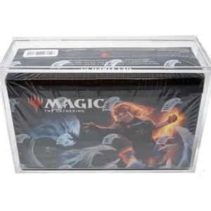 Wholesale Custom Clear Transparent Mtg Booster <b>Box</b> Acrylic Case for Collectible Display - Product Image 6