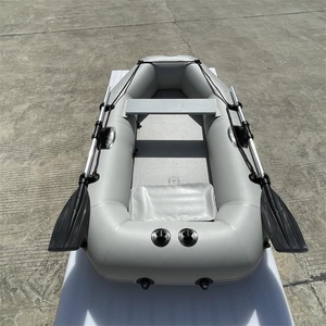 Bateau à rames monoplace en PVC, bateau gonflable, kayak, canoë à pont pneumatique avec accessoires gratuits pour la pêche, le <span class=keywords><strong>camping</strong></span> et les voyages - Product Image 4