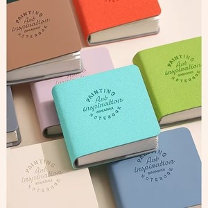 Mini Bloc de Notas Autoadhesivo Cosido con Cubierta de PU y Cartulina, 48 Hojas, Diseño Compacto y Portátil para Promoción - Product Image 3