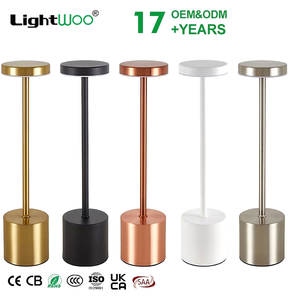Lampe de table LED sans fil moderne, nouveau design, rechargeable sans fil, à intensité variable tactile, lampes de bureau portables de luxe pour la salle de lecture - Product Image 1