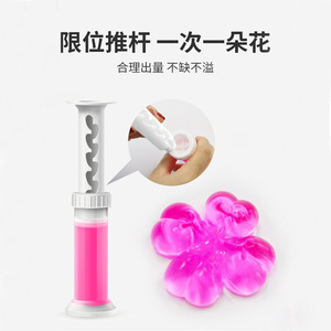 Toilet Deodorizing Gel Blue And Pink Flower Shape Eco Friendly Bathroom Cleaner For Toilet - Product Image 4