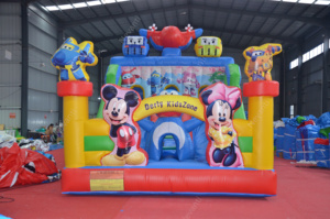 Lớn trẻ em 'phim hoạt hình theo chủ đề Inflatable lâu đài siêu trượt <span class=keywords><strong>Mickey</strong></span> Minnie thư bị trả lại nhà trong nhà ngoài trời bên giải trí - Product Image 2