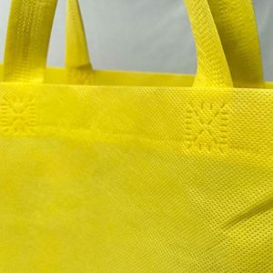 High Quality Accept Custom Logo <b>Small</b> Retail Printed Blank Grocery Non Woven Tote <b>Gift</b> Cloths T Shirt Bag for Shopping - Product Image 5