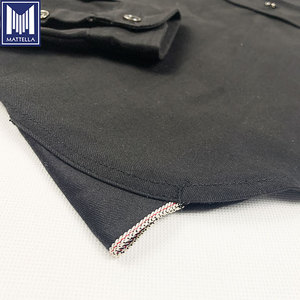 <span class=keywords><strong>Jeans</strong></span> in Denim di Cotone Selvedge Indigo Nero Stile Vintage 8oz Personalizzati per Uomo e Donna, Taglie Forti, con <span class=keywords><strong>Camicia</strong></span> Casual Inclusa - Product Image 5