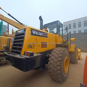 Venta caliente en stock usado Komatsu WA380 cargador de ruedas hecho en Japón en perfectas condiciones con motor Isuzu y rendimiento estable de la bomba - Product Image 6