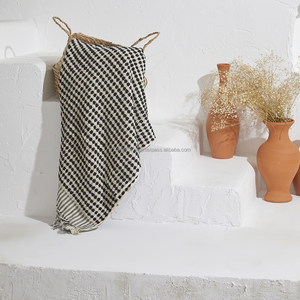 Handloomed Turkish <b>Towel</b> Handmade Multicolor Luxury Pompom Model Bath and Hand Sizes Set Hammam <b>Hamam</b> . - Product Image 4