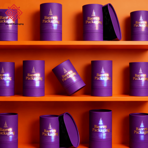 Baoren 5ml 10ml 15ml 20ml <b>30ml</b> 50ml 100ml Stock <b>Perfume</b> Essential Oil <b>Bottle</b> Recyclable Cylinder Round Cardboard Paper Tube Box - Product Image 2