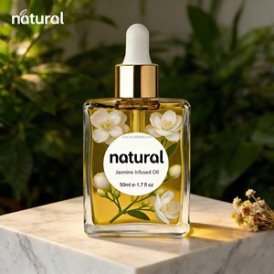 Aceite Esencial de Flor de Jazmín Puro Natural Crudo de Marca Privada, Aceite Multiusos de Pétalos de Rosa para Rostro, Cuerpo y Cabello - Product Image 1