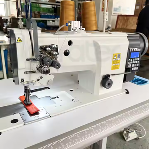 B 4420-D3 Direct Drive Computerized Heavy Duty Compound Feeding Double Needle Lockstitch <b>Sewing</b> Machine - Product Image 2