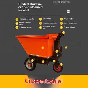 Chariot électrique de chantier Hanak, tricycle, camion à benne, camion à benne basculante, manutention de ciment, camion agricole, Chine - Product Image 3
