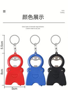 Porte-clés LED avec ruban à mesurer et ouvre-bouteille - Outil multifonction compact pour cadeaux promotionnels - Product Image 4