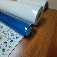 Película de Transferencia de Cristal A/B YIOU, PVC SJB-001, Hojas de Adhesivos de Transferencia Térmica DTF, Papel de Envoltura para Impresión, Alta Adhesión, Revestimiento UV