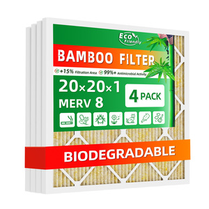 Filtre de remplacement pour système de ventilation de climatisation HVAC, 14*24*1, MERV13, fibre synthétique, écologique, haute capacité à la poussière - Product Image 5