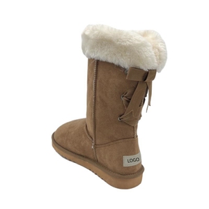 Grosir sepatu bot bulu hangat klasik pertengahan Australia musim dingin untuk wanita - Product Image 1