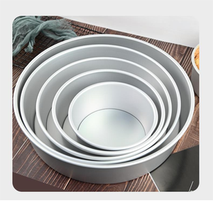 Moule à gâteau amovible de 4 à 16 pouces Moule à gâteau droit en <span class=keywords><strong>aluminium</strong></span> <span class=keywords><strong>anodisé</strong></span> avec fond amovible - Product Image 4