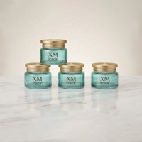 Pot cosmétique de luxe en verre et plastique 50g, personnalisable, plusieurs options de couleurs, transparent, blanc, vert, or, pour crème visage - Offre Spéciale