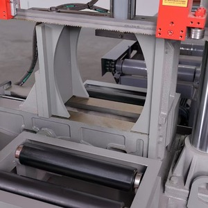 Machine de découpe à ruban automatique pour fer, nouvelle construction, scie à ruban horizontale, méthode de tension manuelle, moteur, composant clé - Product Image 2