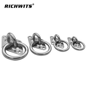 Gancho de Ojo de Diamante y Hebilla de Puerta de Acero Inoxidable 316 con Anillo, Herraje Marino para Barco, Perno, Manija y Placa de Ojo - Product Image 3