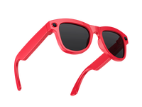 Lunettes Intelligentes AI avec Caméra, Lunettes de Soleil Photo/Vidéo, Haut-parleurs, Contrôle Tactile par Application, Étanchéité IPX5, Recharge Magnétique, pour Femme, CE AI