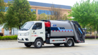 Camion à ordures électrique M2, compresseur de déchets, 5,8 m³, batterie LFP CATL 55,7 kWh, empattement court, camion d'assainissement