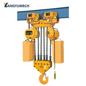 Palans <span class=keywords><strong>électrique</strong></span>s à chaîne à haute charge certifiés CE avec chaîne antidérapante pour chantier de construction, levage lourd, remise en gros - Product Image 3