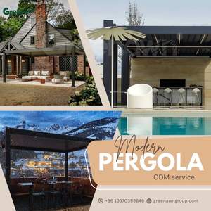 Pergola bioclimatique motorisée <span class=keywords><strong>en</strong></span> <span class=keywords><strong>aluminium</strong></span> de style europé<span class=keywords><strong>en</strong></span> pour ombrage commercial haut de gamme, abri de voiture, auvent - Product Image 4