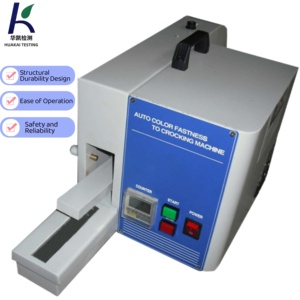 VUÔNG điện tử dệt crockmeter huakai IP65 bảo vệ ma sát Độ bền màu Tester cọ xát độ bền màu crocking - Product Image 1