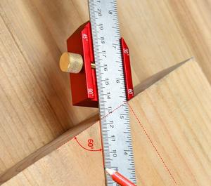 Règle à tracer multi-angles Règle carrée standard en acier à positionnement <span class=keywords><strong>réglable</strong></span> pour charpentier - Product Image 3