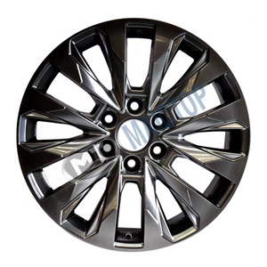 Jantes noires brillantes de 20 pouces à 6 trous adaptées à la Toyota FJ300 Land Cruiser 2022. - Product Image 1